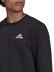 adidas Black Feelcozy Sweatshirt - Image 6 of 8