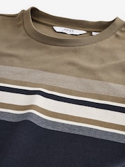 Navy Blue/Neutral Block T-Shirt - Image 6 of 7