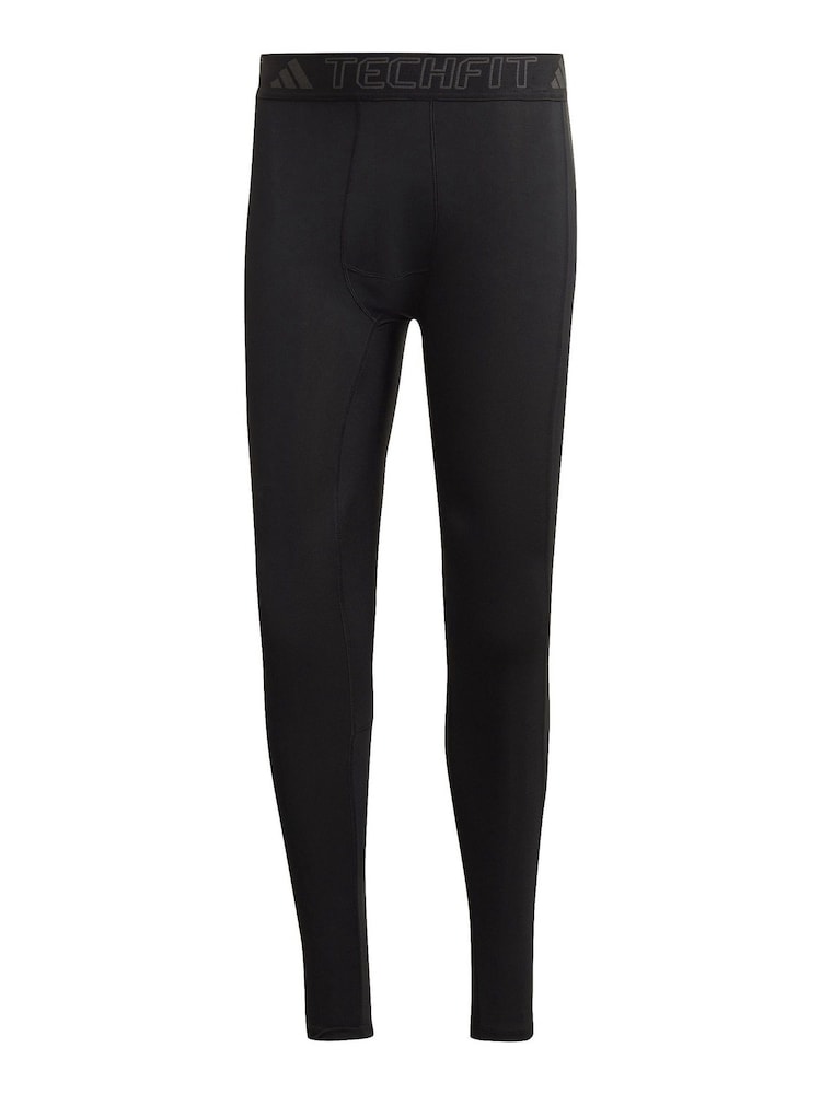 Schwarz - adidas Techfit AEROREADY Lange Trainingshosen - Bild 9 von 9 Schwarz - adidas Techfit AEROREADY Lange Trainingshosen - Bild 9 von 9