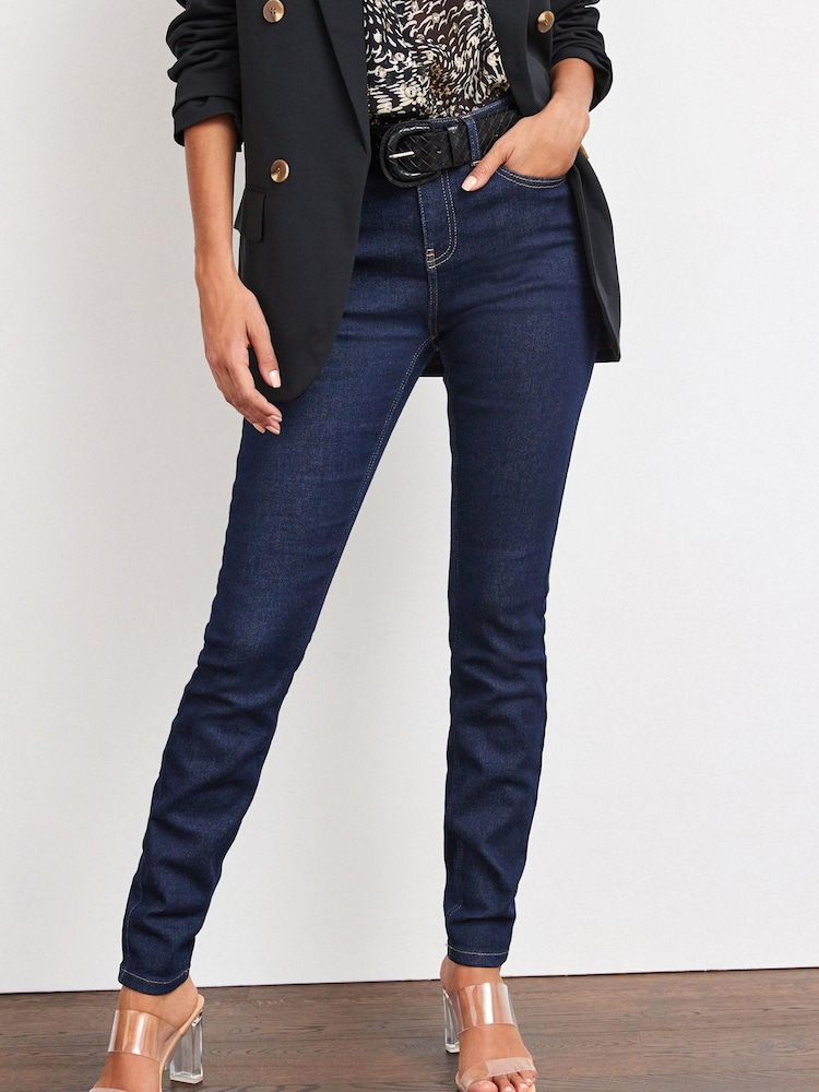 Rinse Blue Skinny Jeans - Image 1 of 4 Rinse Blue Skinny Jeans - Image 1 of 4