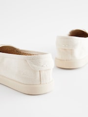 Neutral Canvas Slip-Ons Shoes - Image 3 of 5