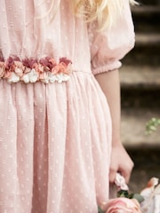 Pink Chiffon Corsage Dress (3-16yrs) - Image 7 of 10