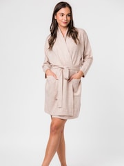 Pure Luxuries London Hallbeck Cashmere & Merino Wool Dressing Gown - Image 1 of 3