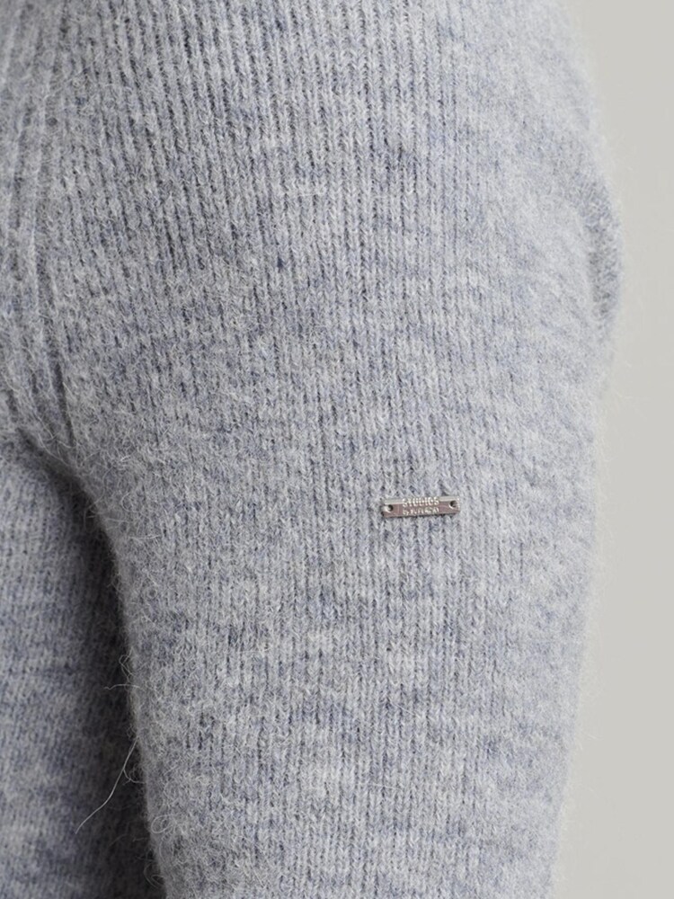 Superdry Grey Alpaca Chunky Roll Neck Jumper - Image 5 of 5