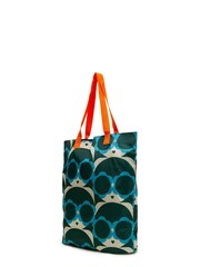 Orla Kiely Jade Green Packaway Bags 2 Pack - Image 2 of 4