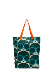Orla Kiely Jade Green Packaway Bags 2 Pack - Image 3 of 4