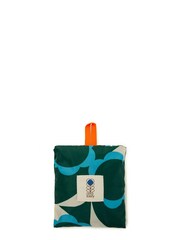 Orla Kiely Jade Green Packaway Bags 2 Pack - Image 4 of 4