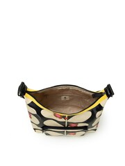 Orla Kiely Brown Scoop Wild Rose Stem Large Hobo Bag - Image 3 of 4