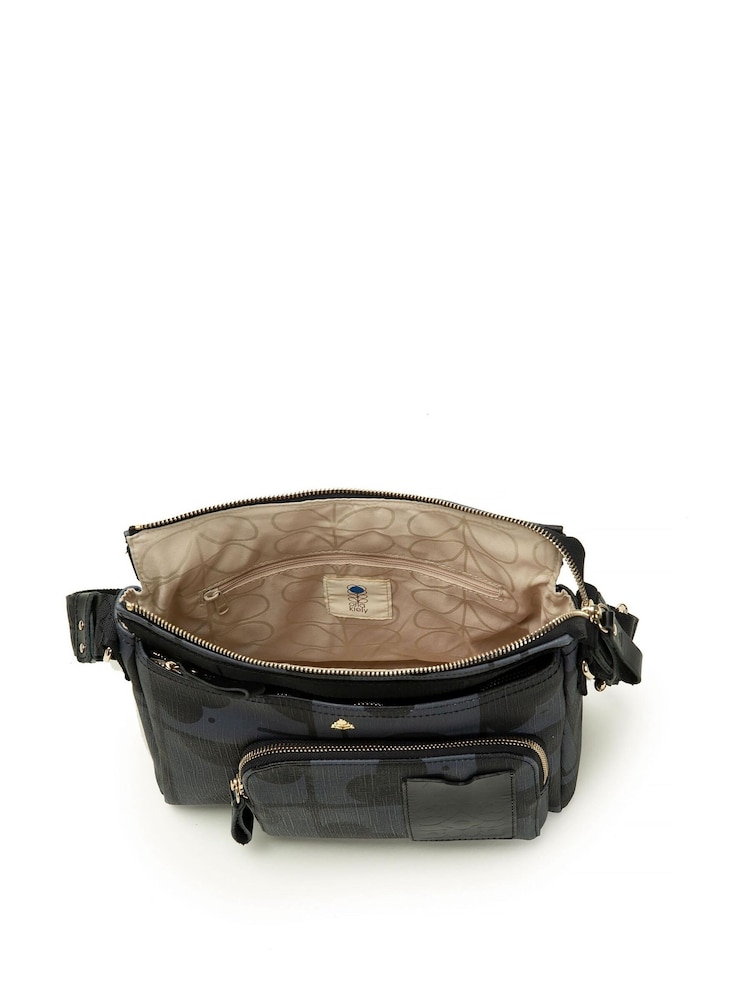 Orla Kiely Fielder Elephant Maze Crossbody Bag - Image 4 of 4