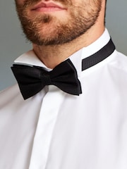 White Signature Wing Collar Shirt - Image 4 of 10