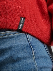 Superdry Red Vintage Essential Mock Neck Jumper - Image 5 of 5