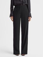 Reiss Black Aleah Pull On Trousers - Image 1 of 5