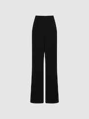 Reiss Black Aleah Pull On Trousers - Image 2 of 5