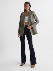 Reiss White Fae Square Neck Crop Top - Image 6 of 7
