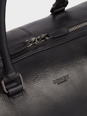 OSPREY LONDON The Carter Leather Weekend Holdall Bag - Image 5 of 5