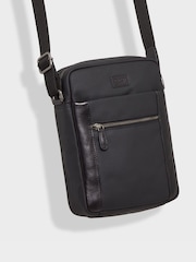 Osprey London The Small Grantham Waxed Canvas And Leather Messenger Bag - Image 1 of 6