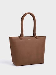 OSPREY LONDON Tan The Collier Leather Shoulder Tote Bag - Image 2 of 5