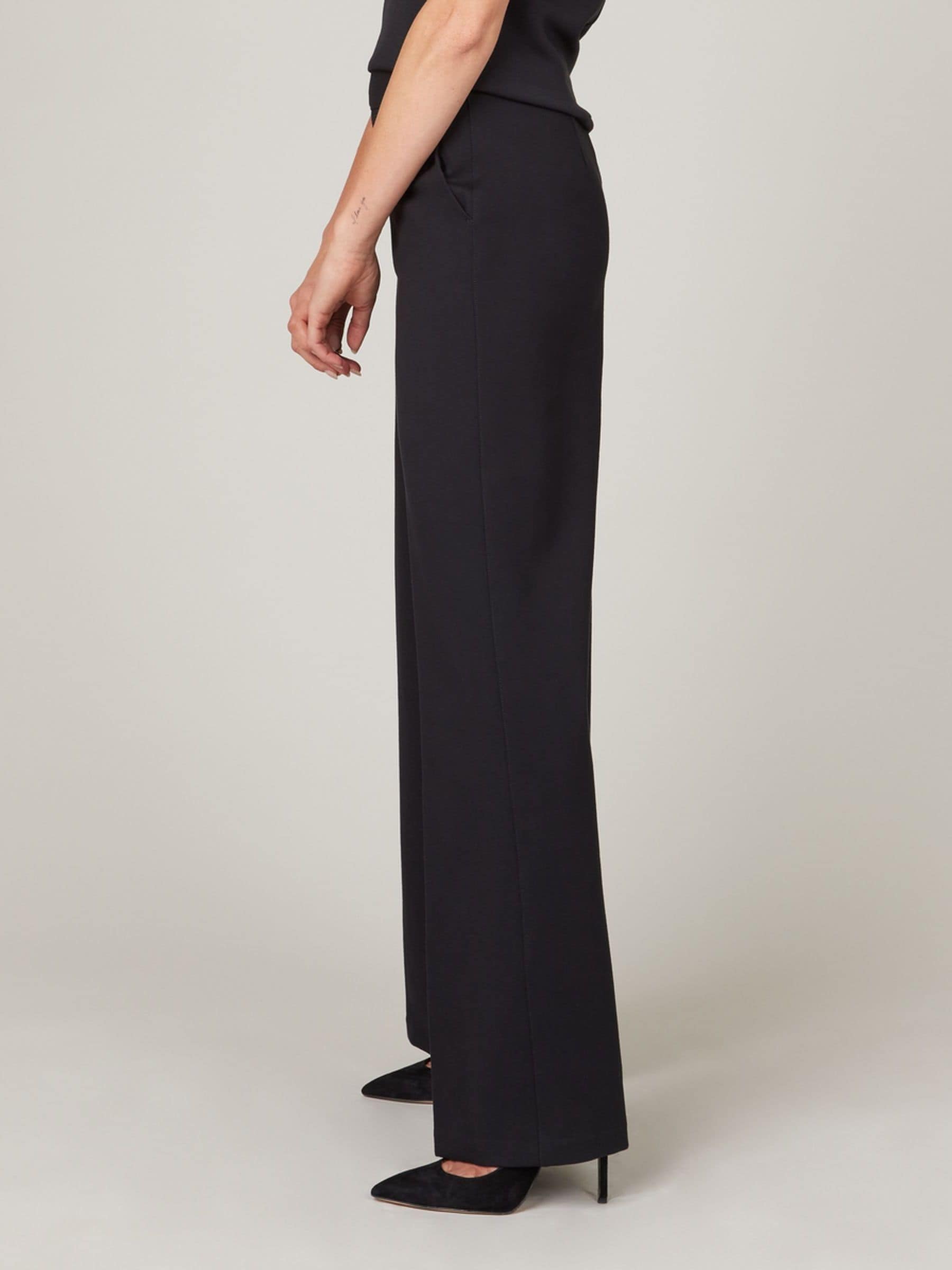 Reiss Sparkle Tapered Trousers in Dark Gold | REISS