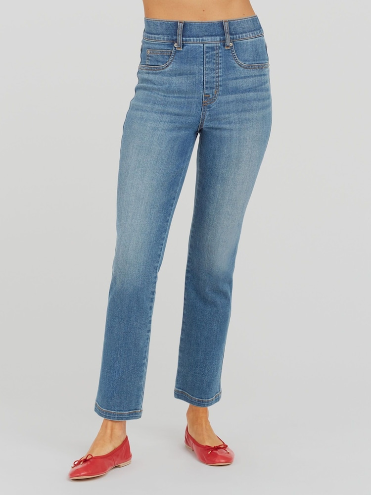 SPANXshape™ Every Wear Straight Leg Jeans, Vintage Indigo - Image 1 of 6