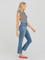 SPANXshape™ Every Wear Straight Leg Jeans, Vintage Indigo - Image 5 of 6