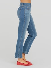 SPANXshape™ Every Wear Straight Leg Jeans, Vintage Indigo - Image 6 of 6