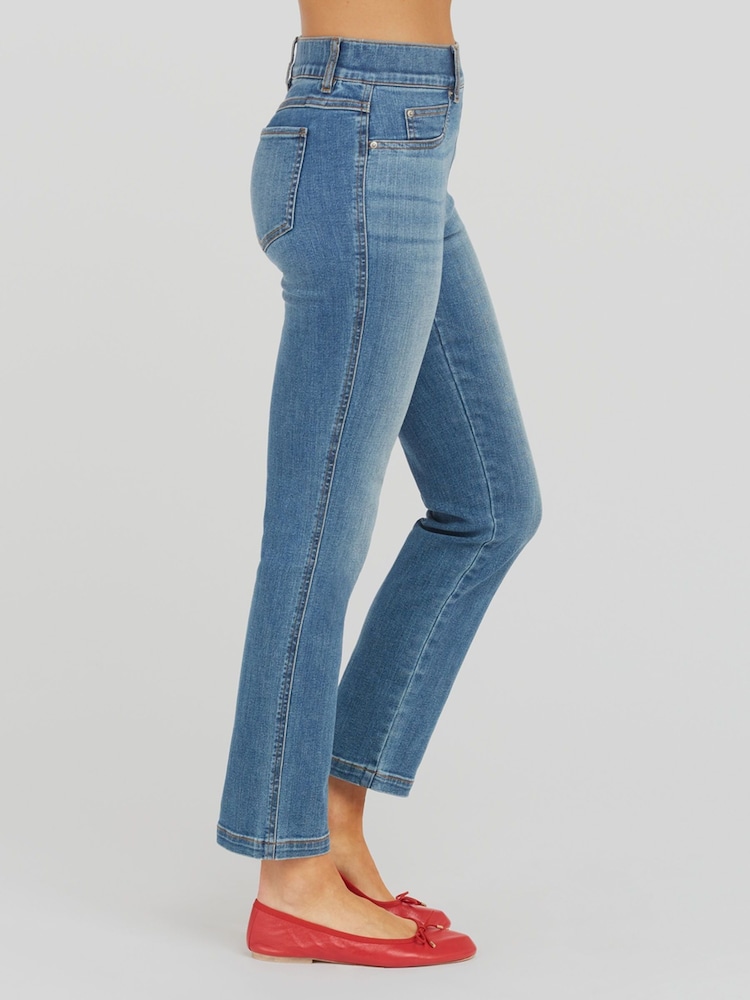 SPANXshape™ Every Wear Straight Leg Jeans, Vintage Indigo - Image 6 of 6
