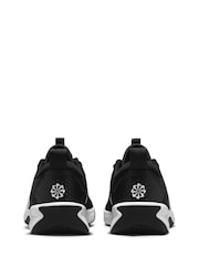 Nike Black/White Youth Omni Multi-Court Trainers - Image 6 of 9