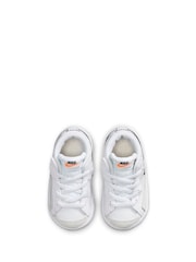 Nike White/Black Blazer 77 Mid Infant Trainers - Image 5 of 10