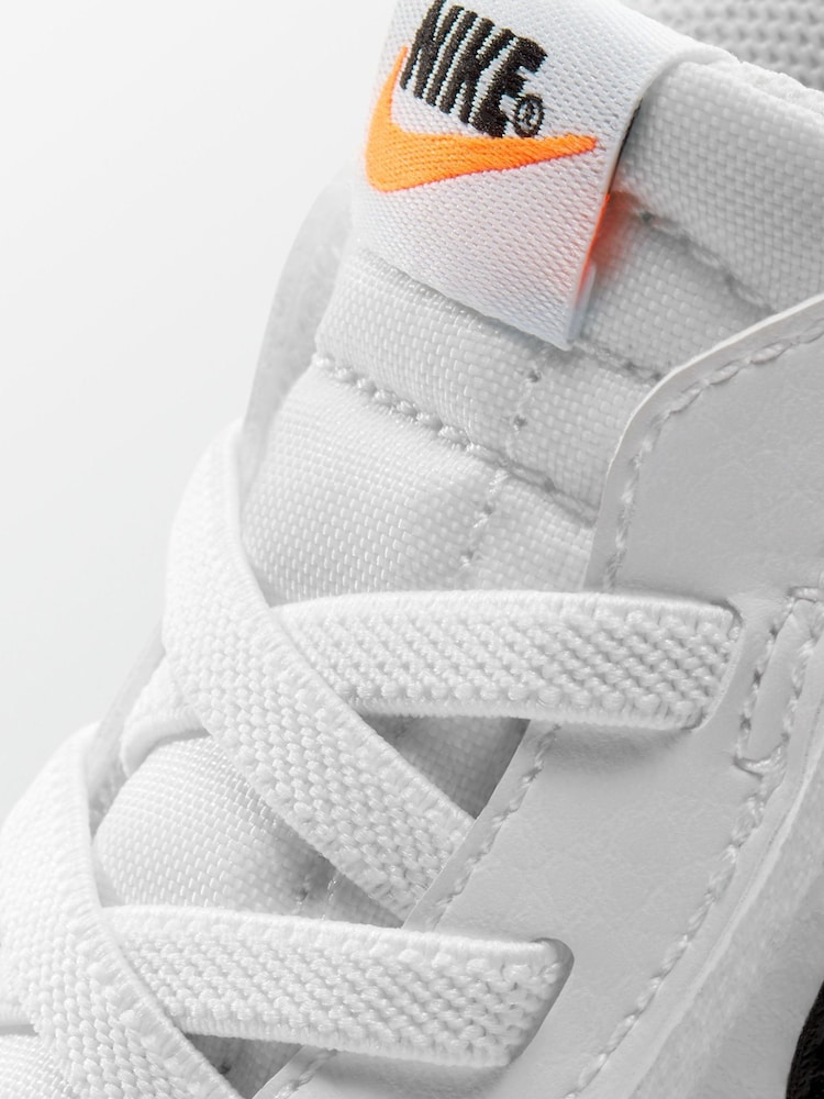 Nike White/Black Blazer 77 Mid Infant Trainers - Image 9 of 10