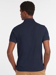 Barbour® Blue 100% Cotton Sports Polo Shirt - Image 3 of 8