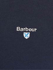 Barbour® Blue 100% Cotton Sports Polo Shirt - Image 8 of 8
