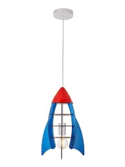 glow Yellow Rocket Ceiling Light Pendant - Image 2 of 4