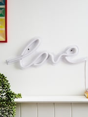 glow Pink Neon Love LED Wall Light - Image 2 of 5