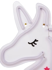 glow Pink Neon Unicorn Wall Light - Image 5 of 5