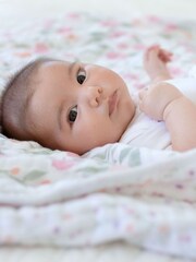 aden + anais Pink Dream Blanket 100% Cotton Muslin Ma Fleur - Image 4 of 5