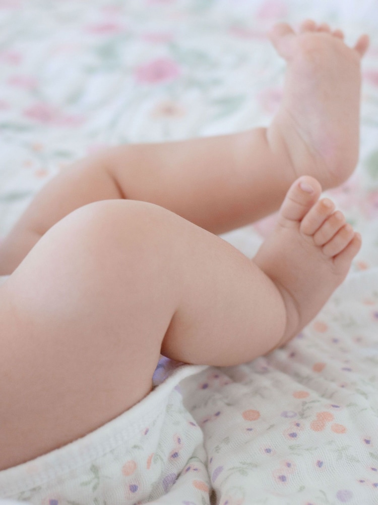 aden + anais Pink Dream Blanket 100% Cotton Muslin Ma Fleur - Image 5 of 5
