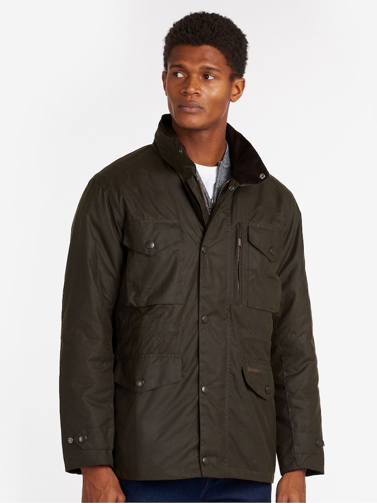 Barbour® Brown Sapper Wax Jacket - Image 1 of 7