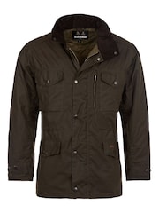 Barbour® Brown Sapper Wax Jacket - Image 6 of 7