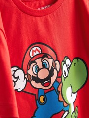 أحمر - Mario Gaming 100% Cotton T-Shirt (3-16yrs) - Image 3 of 3
