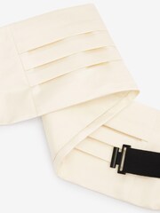 Champagne Gold Cummerbund And Bow Tie Set - Image 4 of 6