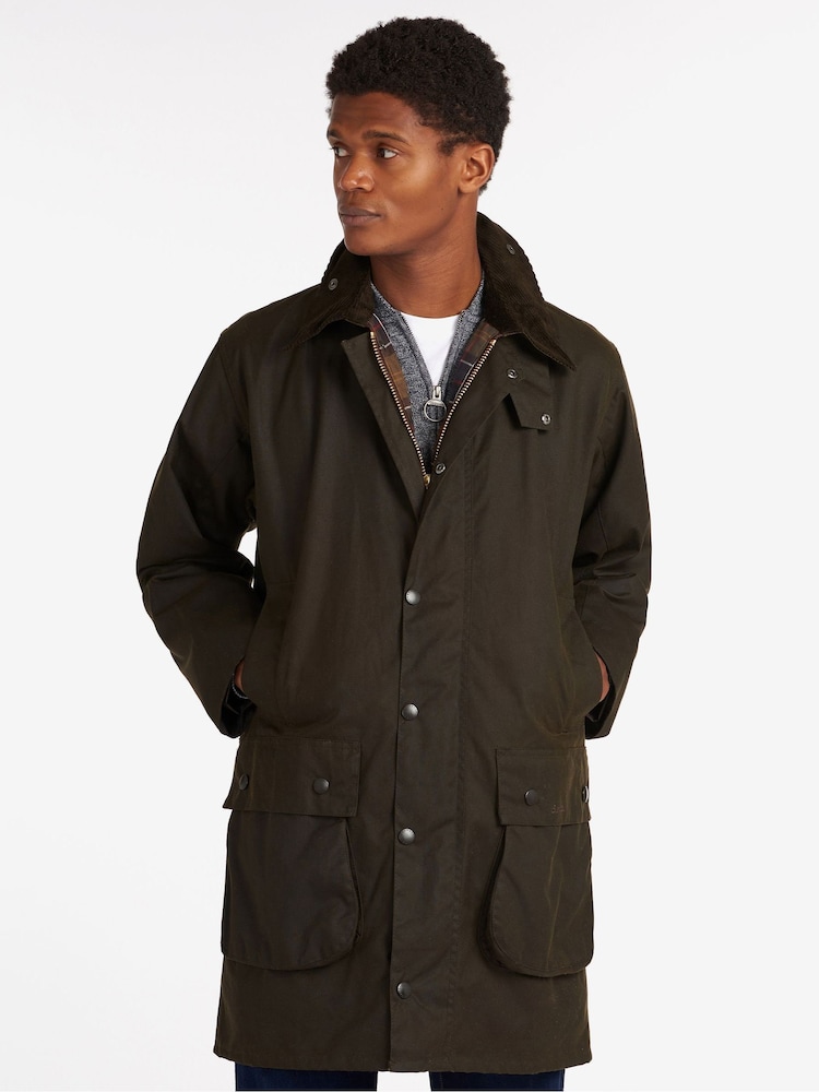Barbour® Green Classic Northumbria Wax 100% Cotton Jacket - Image 1 of 11