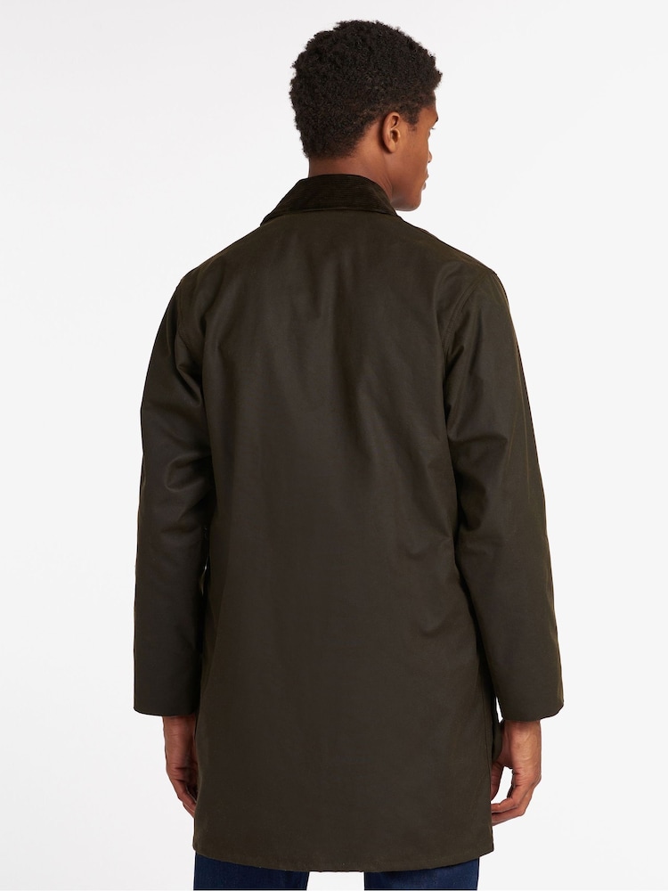 Barbour® Green Classic Northumbria Wax 100% Cotton Jacket - Image 2 of 11