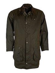 Barbour® Green Classic Northumbria Wax 100% Cotton Jacket - Image 8 of 11
