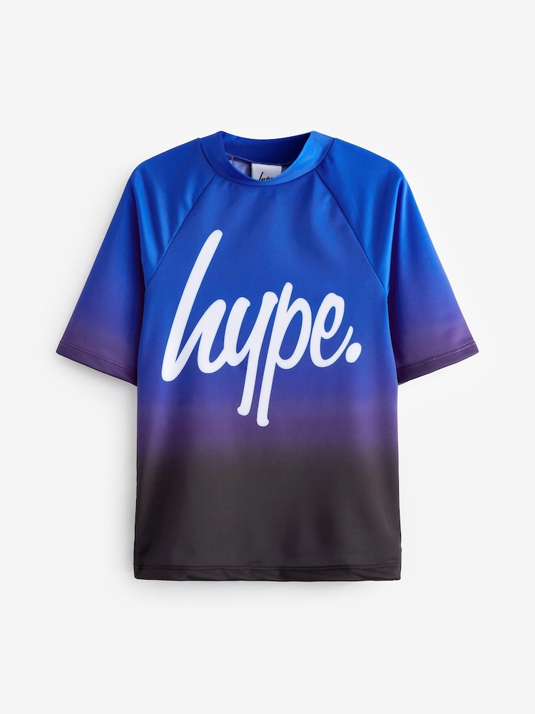 Hype. Boys Pool Drips Sleeved Swim Top - Image 1 of 5