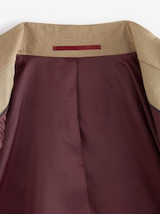 Gold Slim Nehru Collar Suit Jacket - Image 8 of 9