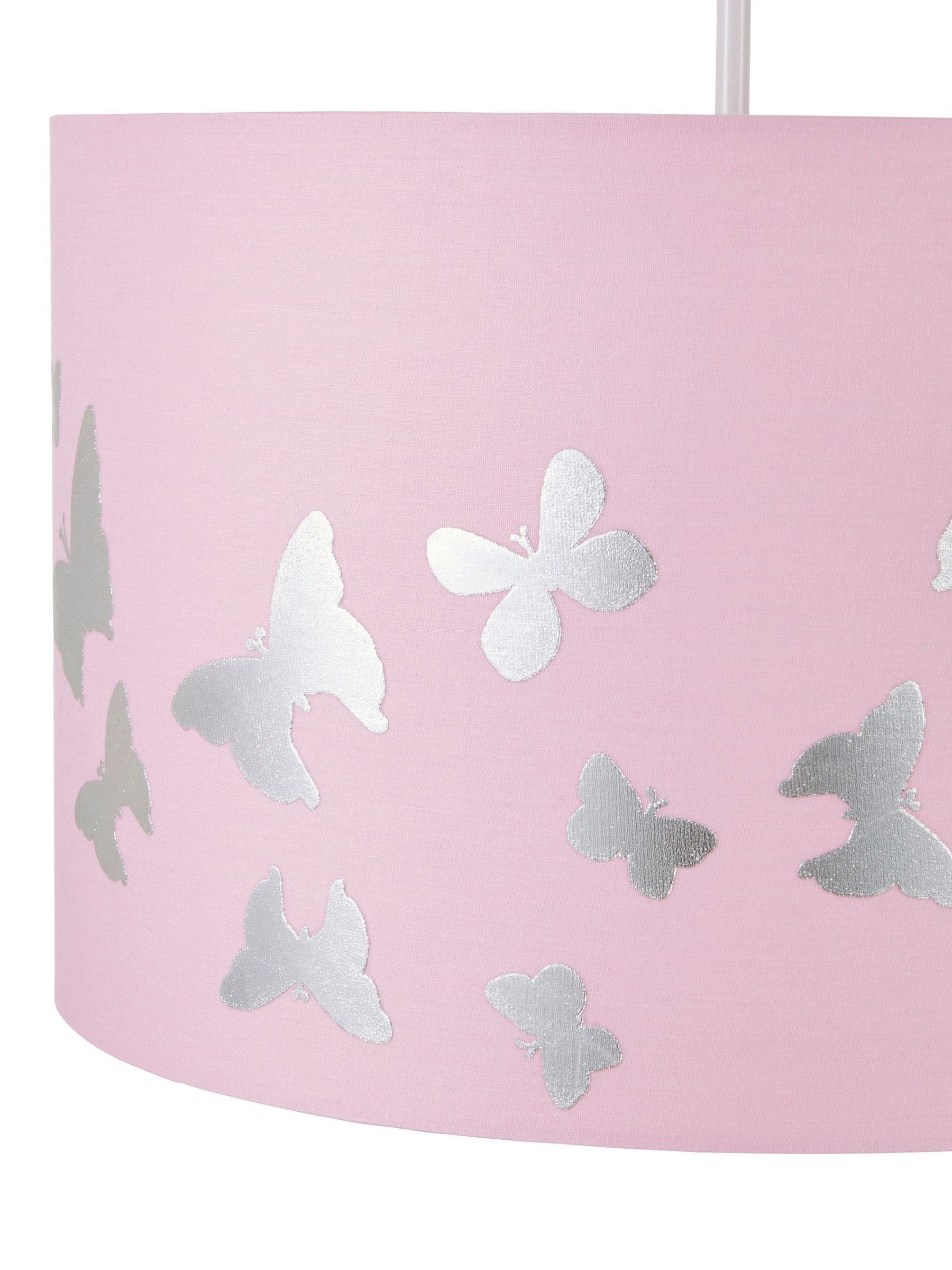 glow Pink Butterfly Pattern Shade Laura Ashley