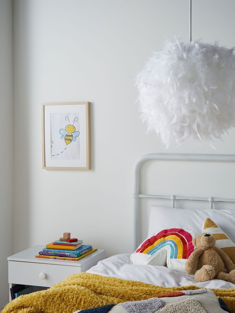 glow White Feather 40cm Shade - Image 2 of 6