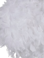 glow White Feather 40cm Shade - Image 5 of 6