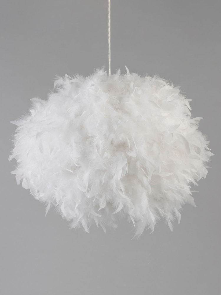 glow White Feather 50cm Shade - Image 2 of 5