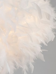 glow White Feather 50cm Shade - Image 3 of 5